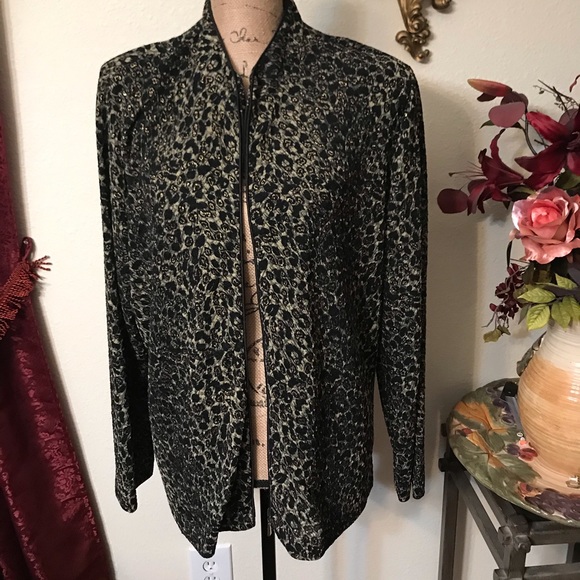 🌟Sparkly Zip Up Cardi🌟 - Picture 1 of 5